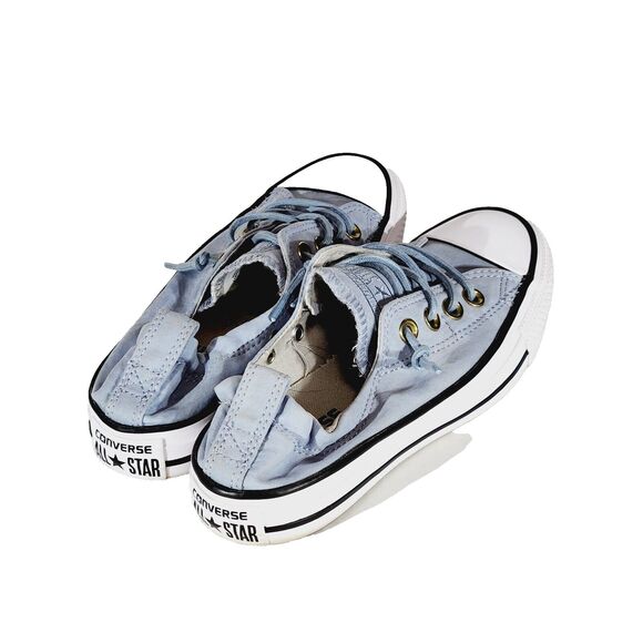 Converse All Star Sneakers Shoreline Womens Sz 6 Slip On Stretch Blue Canvas - Picture 4 of 9